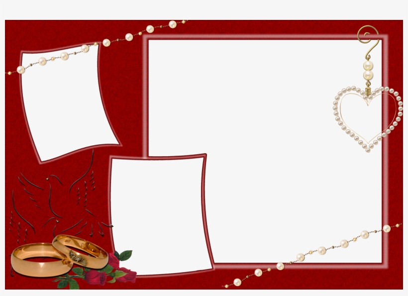 Boda Red Wedding Frames And Borders PNG Image Transparent PNG Free