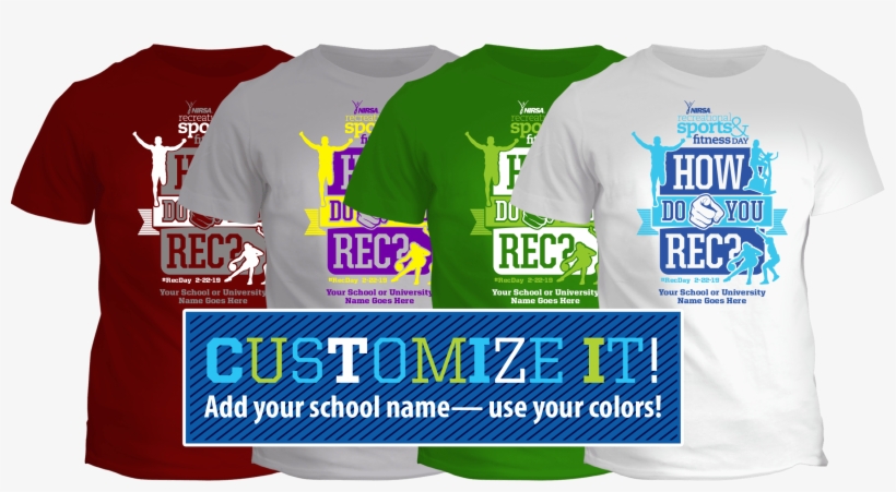 Get Your Nirsa Rec Day Shirt - Active Shirt, transparent png download