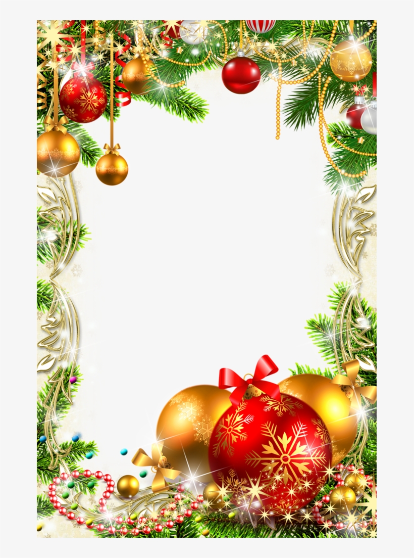 Mensagens De Natalbarrigadecoração - Christmas Frames For Profile, transparent png download