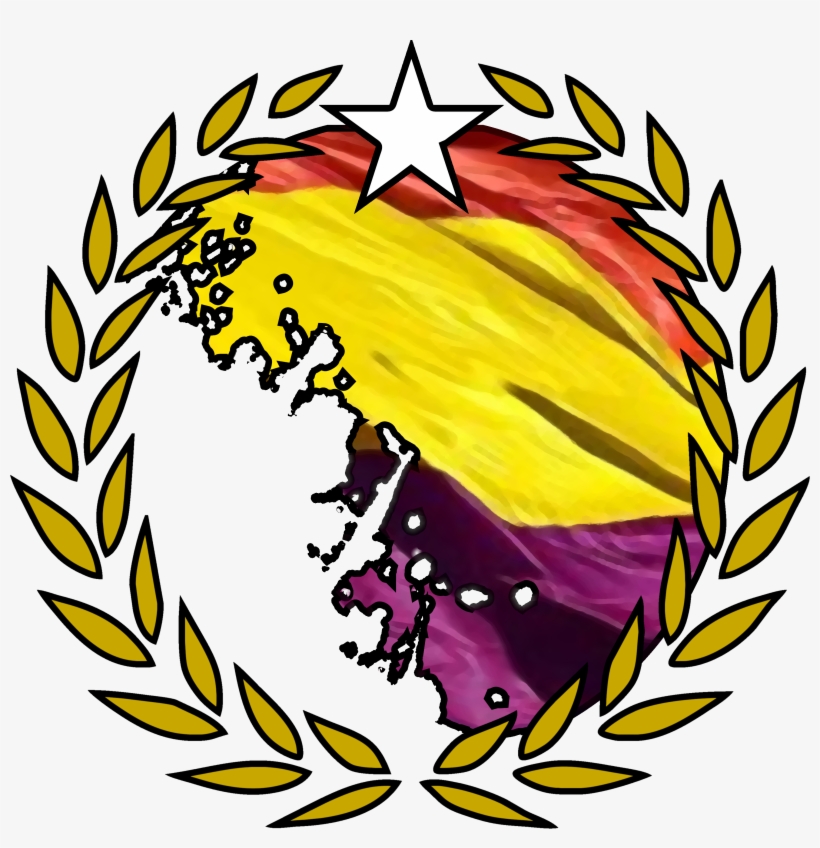 La Antigua República Corona De Laurel Estrella Bandera - Judea Flag, transparent png download