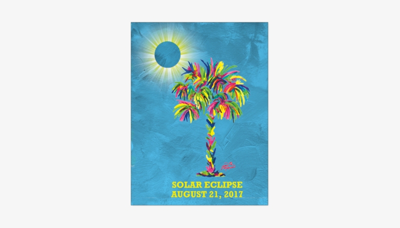 2017 Solar Eclipse Poster - Poster, transparent png download