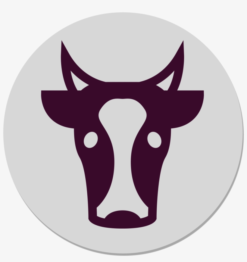 File - Bull - Cow Face Vector, transparent png download