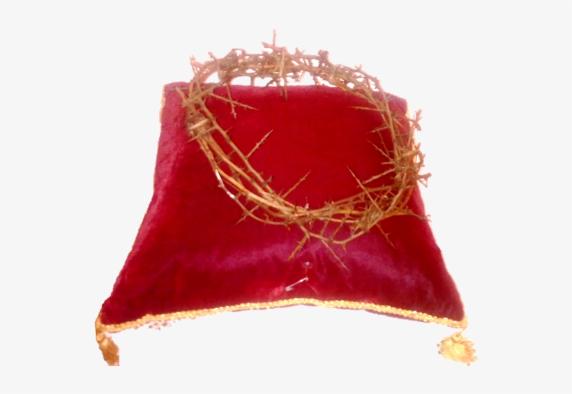 Procesiona Sobre Un Cojín De Terciopelo Granate Con - Cushion, transparent png download