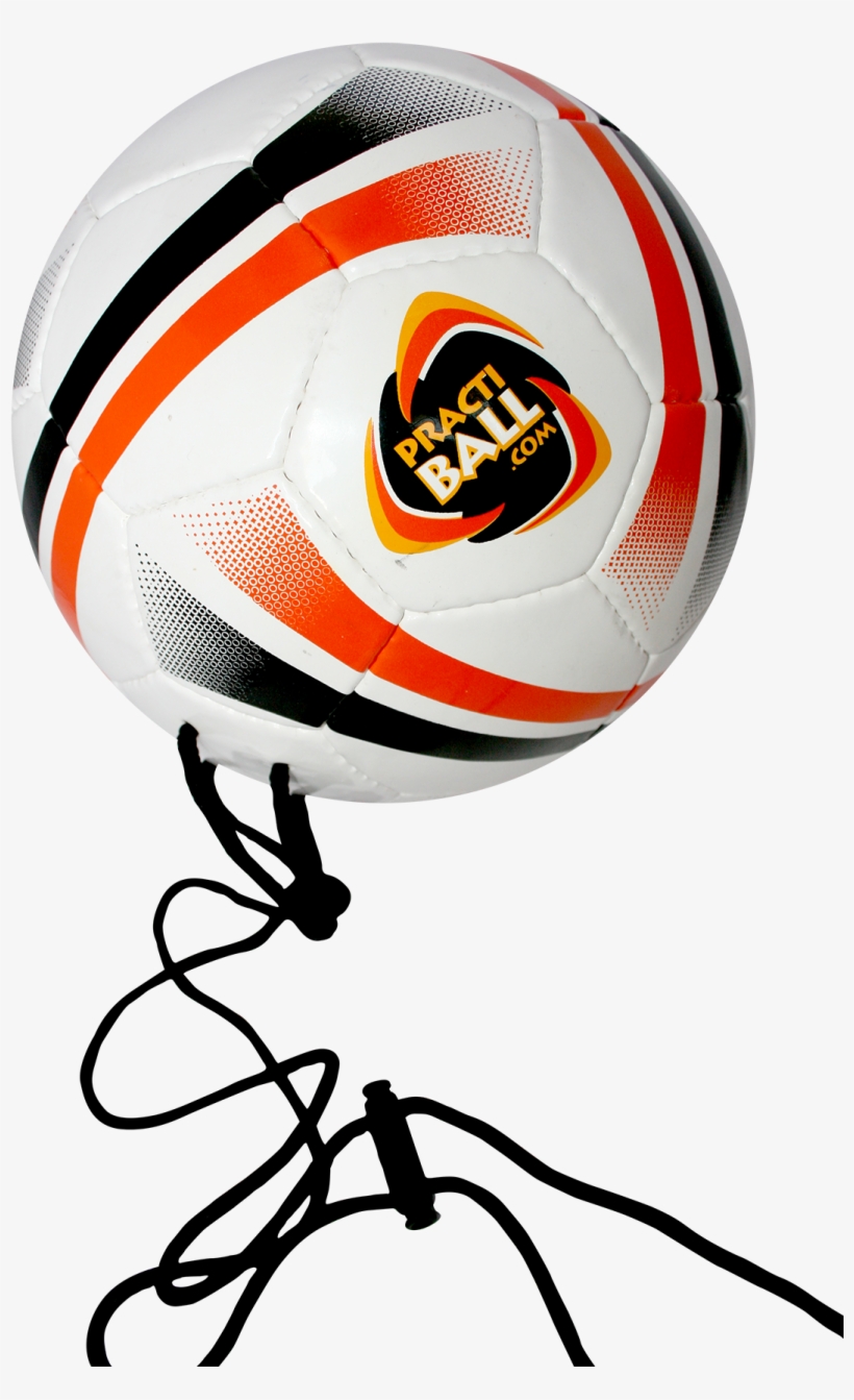 Balón De Entrenamiento Para Futbol Soccer - Balon De Futbol Con Cuerda, transparent png download