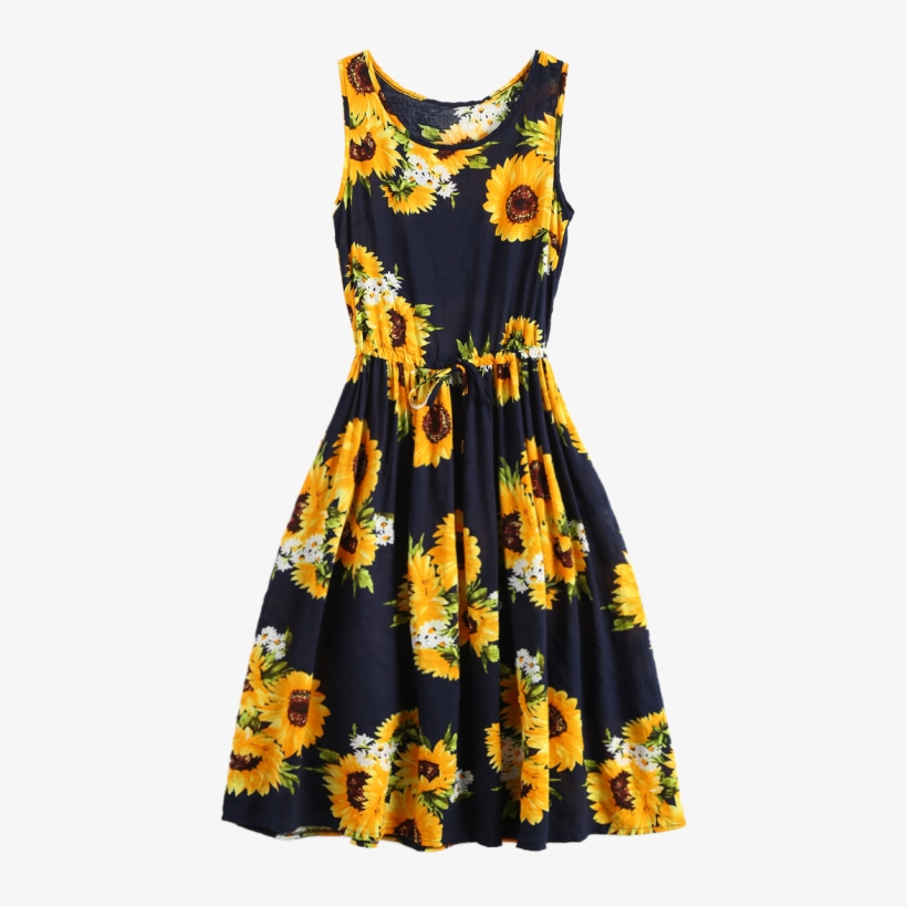 Sunflower Dress, transparent png download