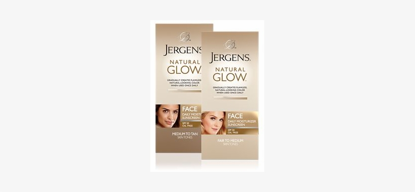 Jergens Natural Glow Healthy Complexion Daily Facial - Jergens Natural Glow On Face, transparent png download