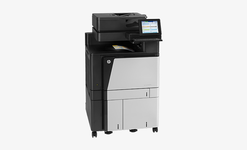 Hp Color Laserjet Enterprise Flow M880z Multifunction - Hp Color Laserjet Flow Mfp M880z Prntr, transparent png download