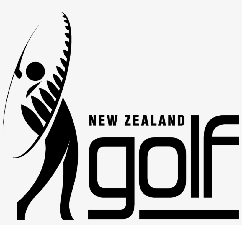 New Zealand Golf Logo Blacktransparent Bg Nz Golf Logo PNG Image