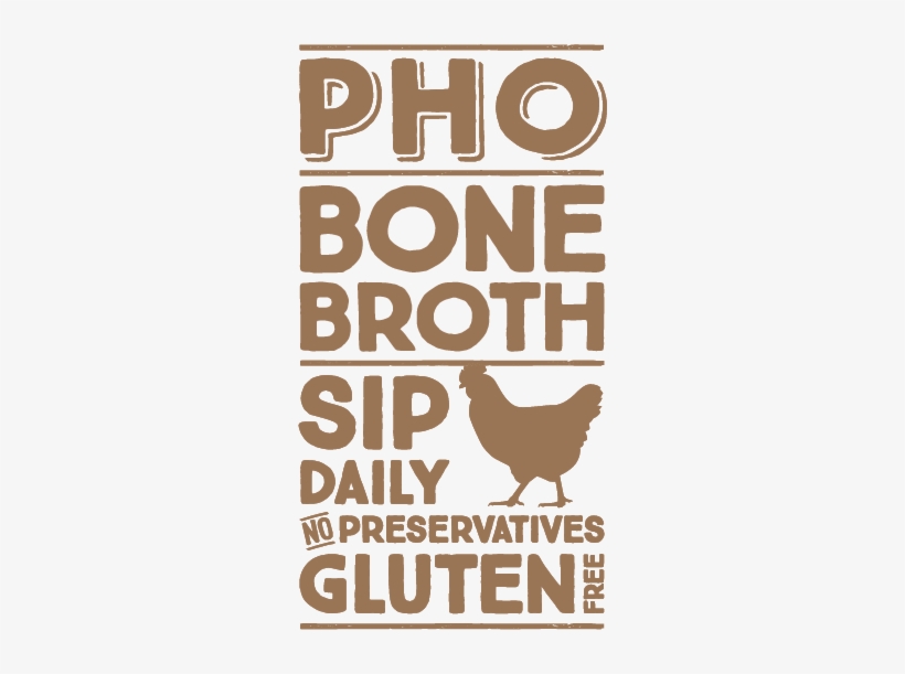 Pho Wordly English Large C79460 - Zoup Bone Broth, transparent png download
