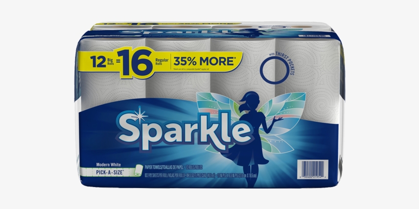 Sparkle Modern White Paper Towels - Paper Towel, transparent png download
