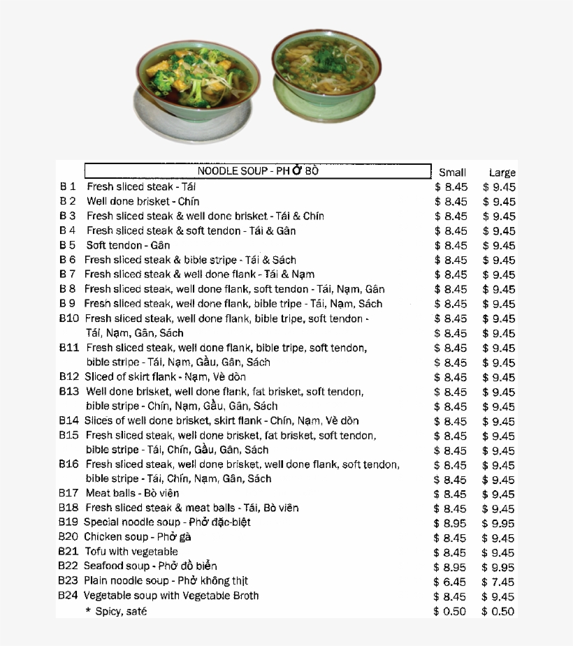 Appetizers / Saladdinner Specialspho Borice With Vegetablesrice - Okazu, transparent png download