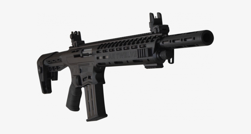 Pw - Ar12 Semi Auto Shotgun, transparent png download
