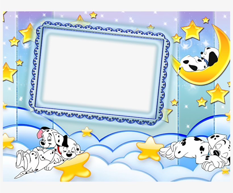 Moldura De Foto Infantil Noche - Free Transparent Photo Frames Disney Designs Clipart, transparent png download