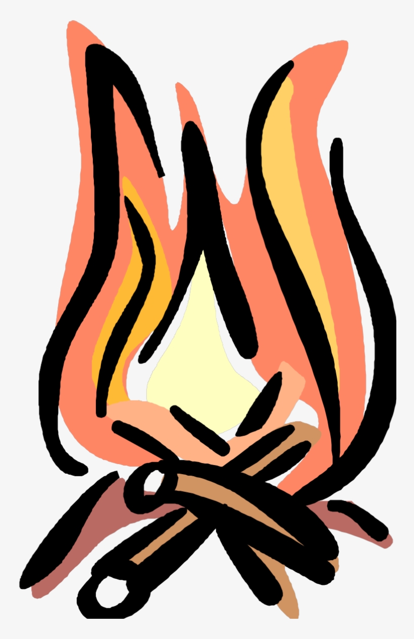 Bonfire & Cookout - Bed And Breakfast Oval Sticker, transparent png download