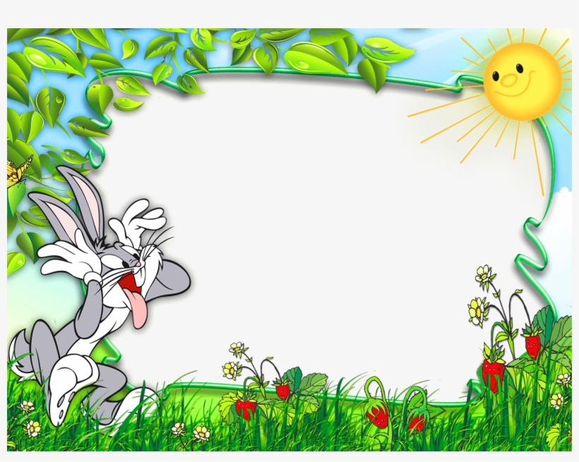 Moldura De Foto Bunny - Frames And Borders For Boys, transparent png download