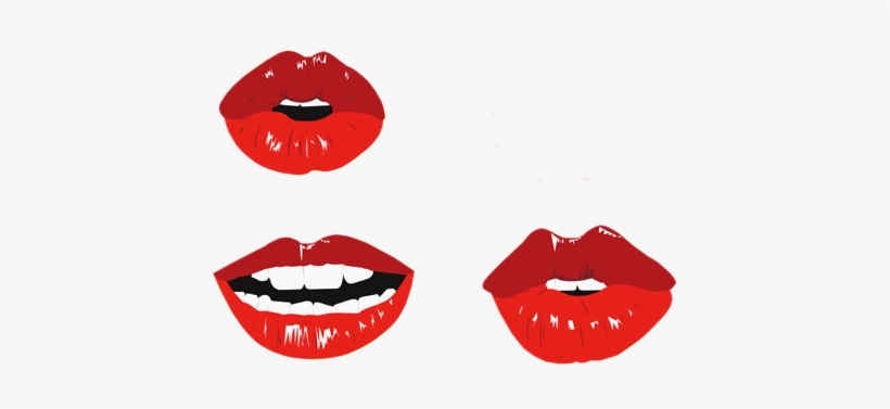 Imágenes De Labios De Mujer - Labios Gifs Animados, transparent png download