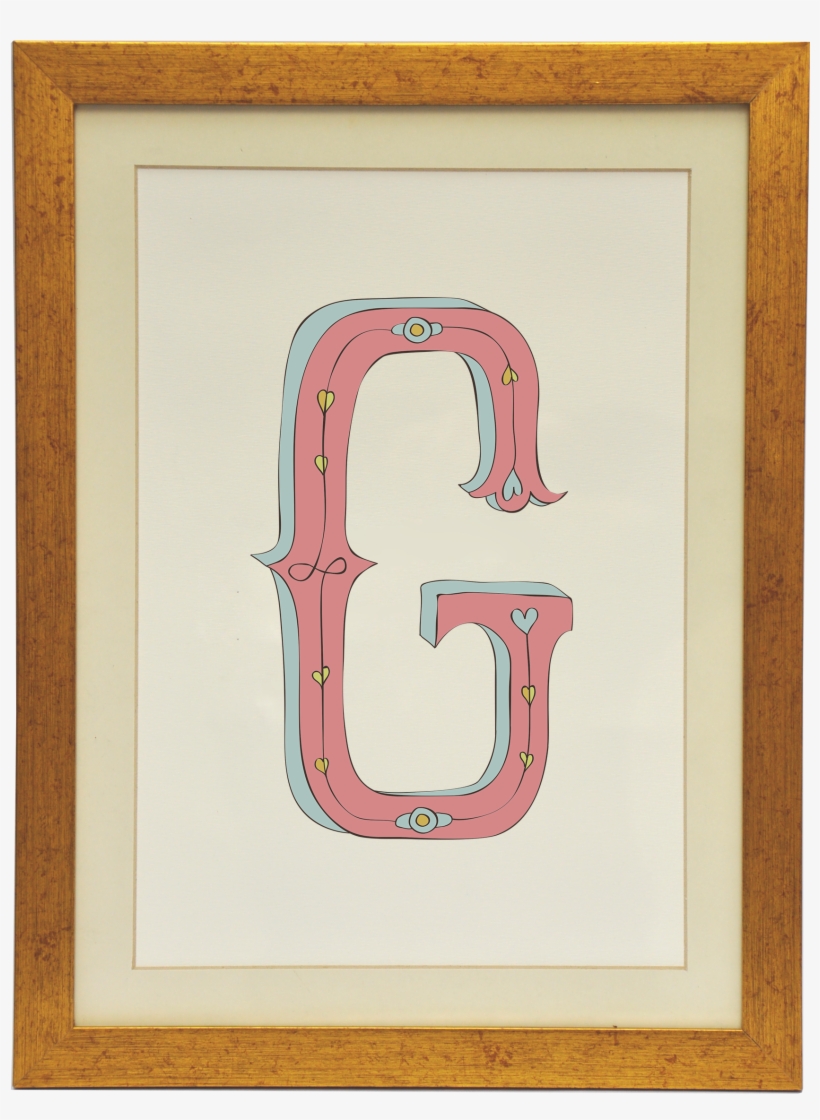 Quadro Infantil Alfabeto Letra G - Number, transparent png download