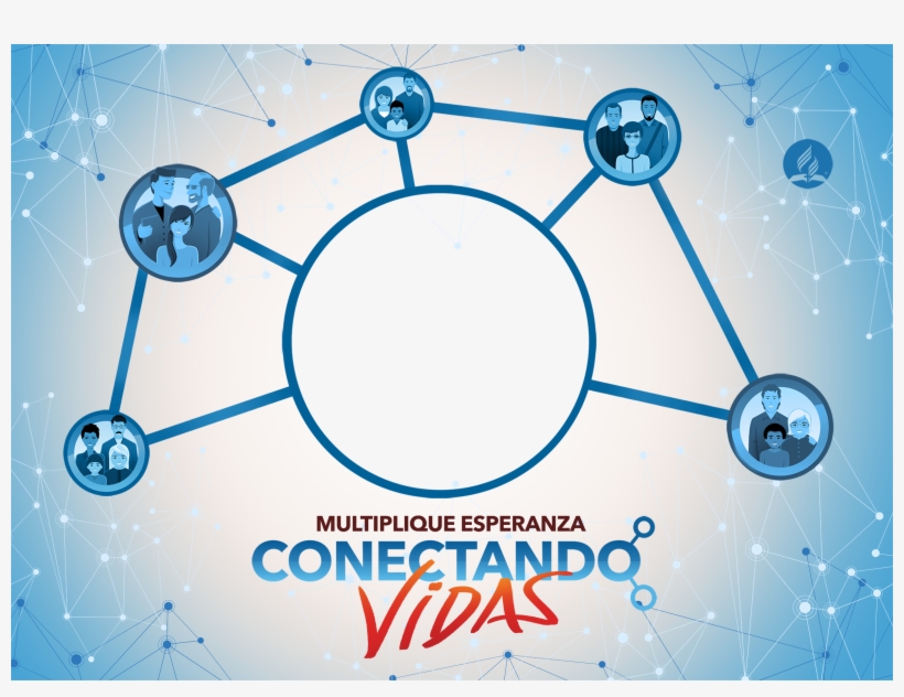 Moldura Porta Retrato Conectando Vidas - Conectando Vidas, transparent png download