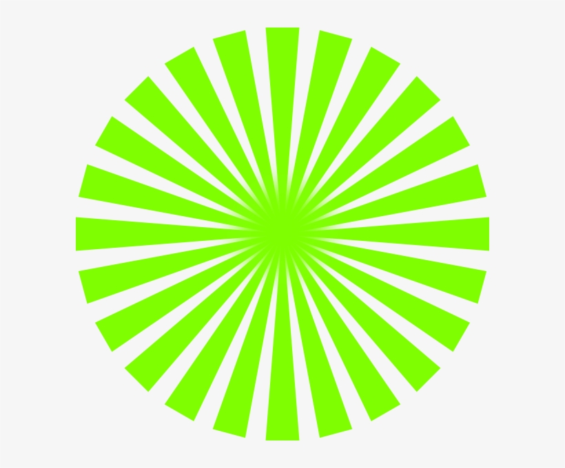 Green Sun Rays Clip Art At Clker - El Paso Texas City Flag, transparent png download