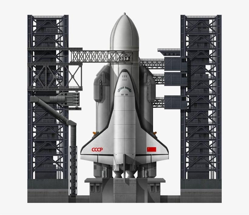Buran Launch Pad - Buran Space Shuttle Png, transparent png download