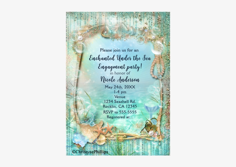 Elegant Under The Sea Party, transparent png download