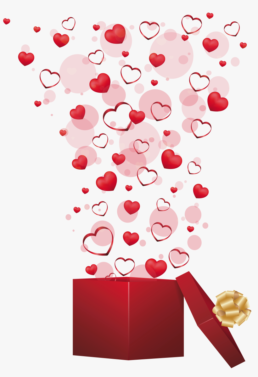 By Artist Unknown - Hearts Gift Png, transparent png download