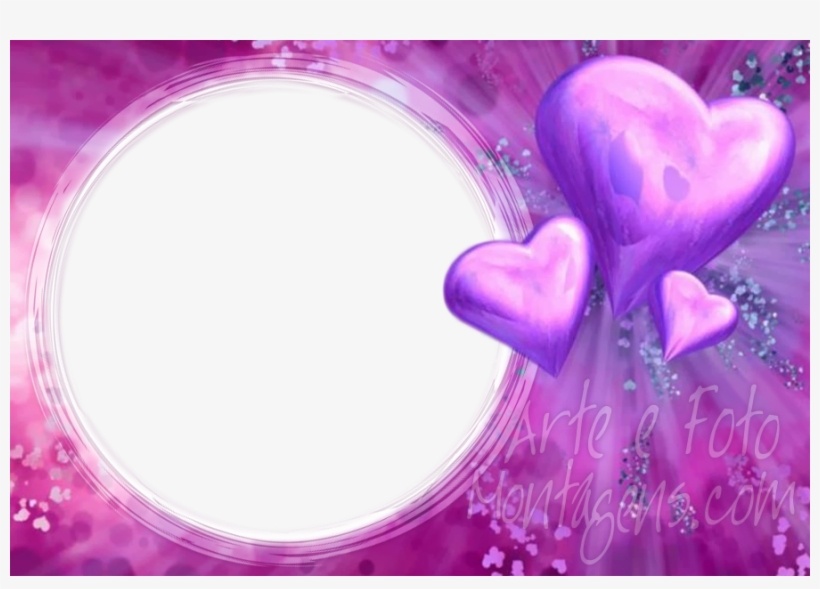 Coracoes Lilas 3d - Purple, transparent png download