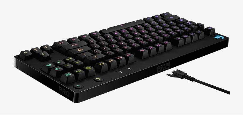It Comes With Logitech's Exclusive Romer-g Mechanical - Logitech G Pro Mechanical Gaming Keyboard, transparent png download