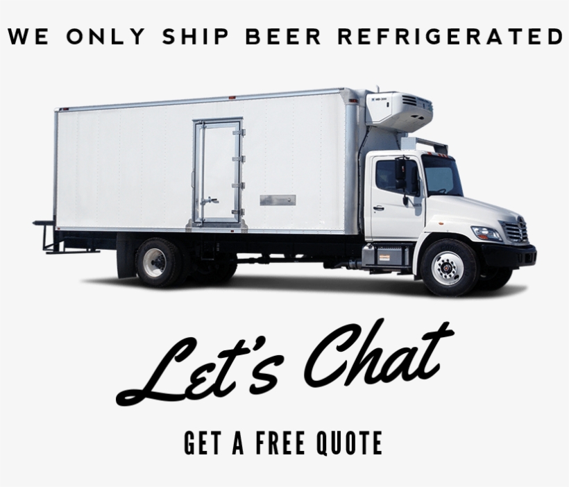 Shipping Beer - Refrigerator Truck, transparent png download