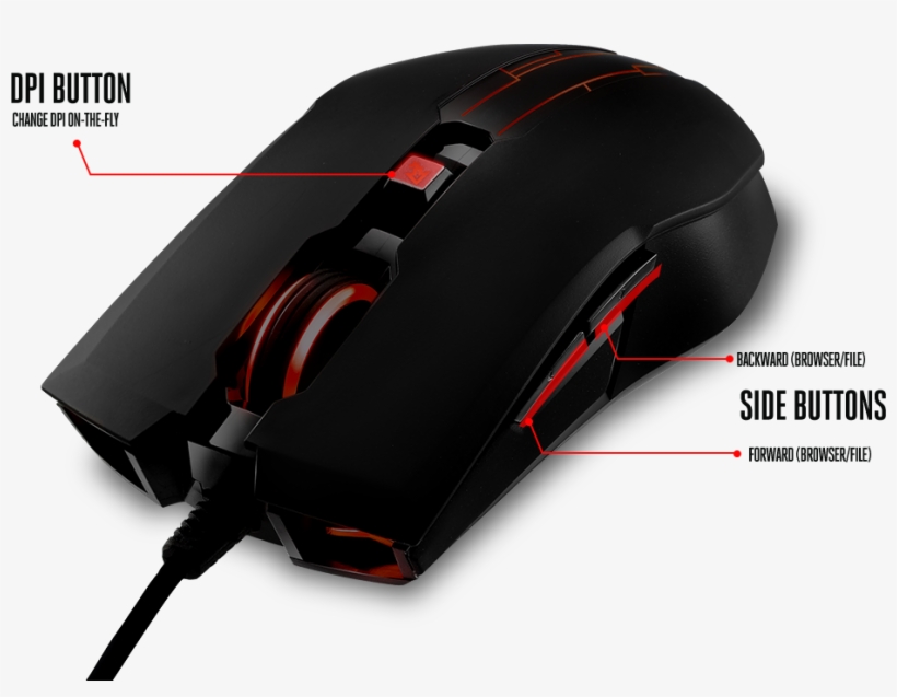 Souris Cooler Master Devastator 2, transparent png download
