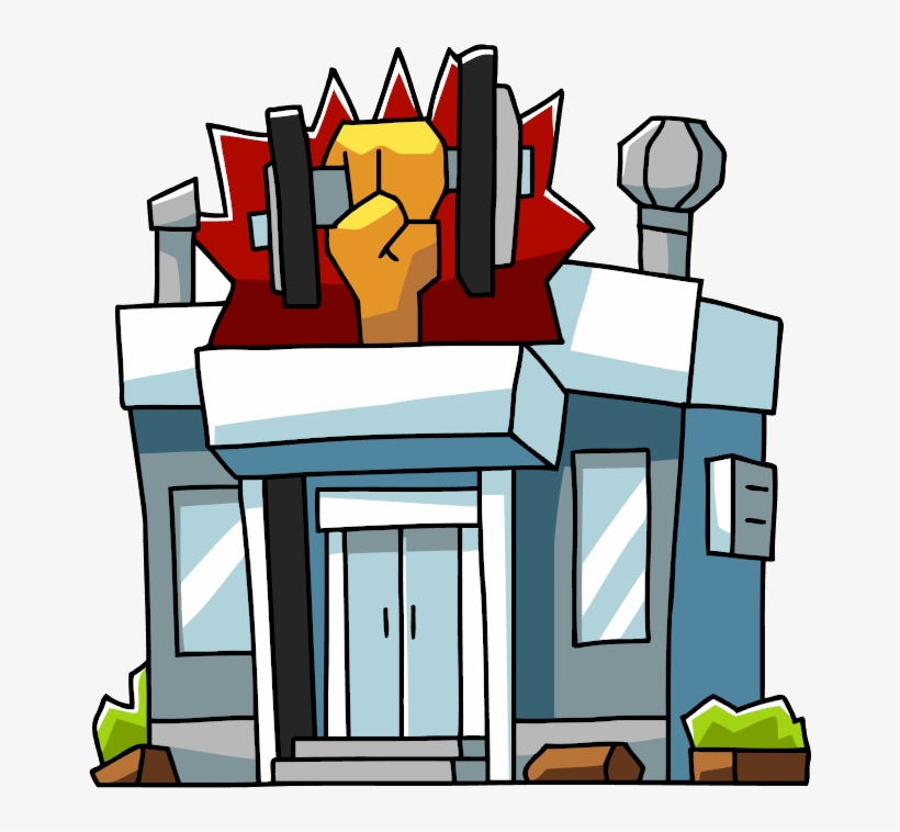 Clipart Transparent Download Image Png Scribblenauts - Gym Building Clipart Png, transparent png download