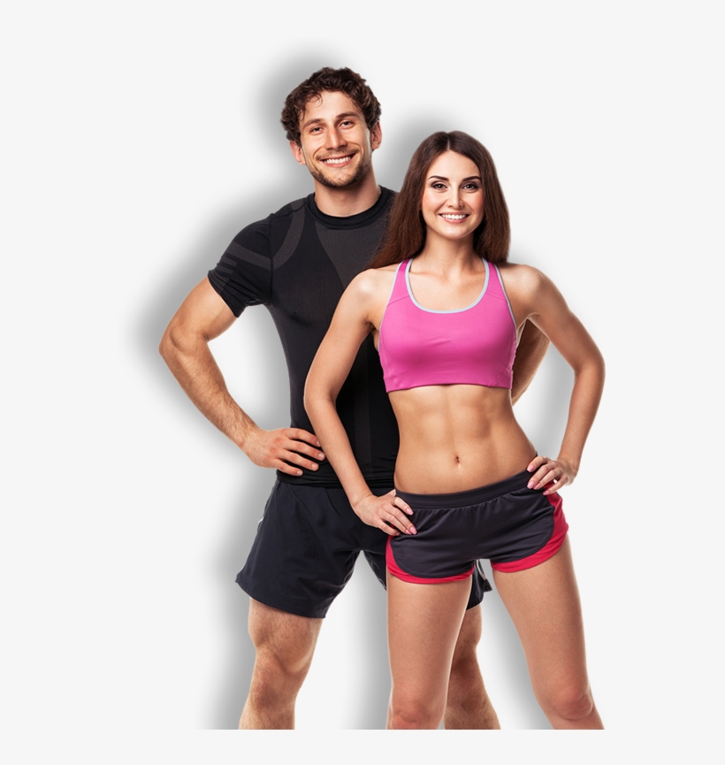 Give Us 15 Minutes - Woman And Man Gym, transparent png download