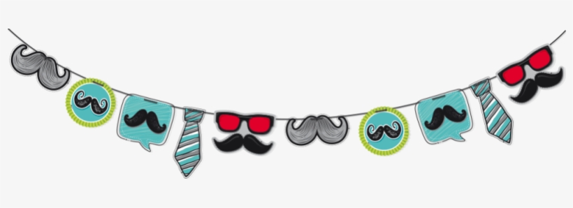 Banderin Para Fiesta Mostacho - Happiness, transparent png download