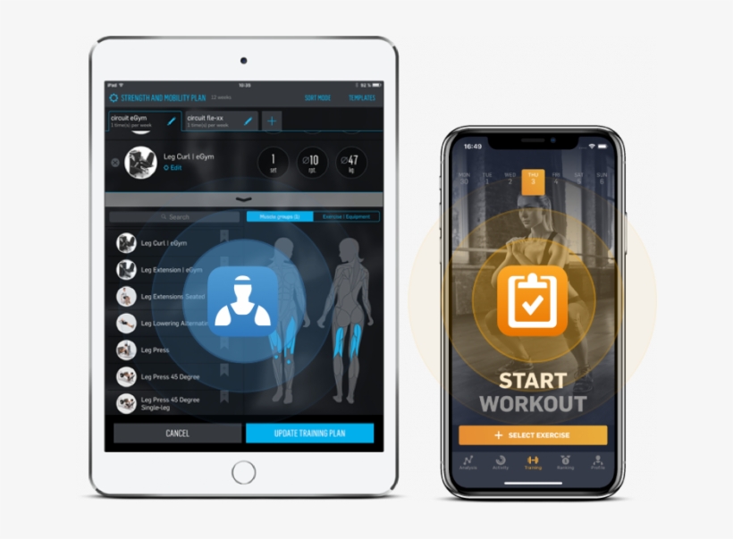Whether You Want To Build Muscle Or Lose Weight, Train - Fitness App, transparent png download