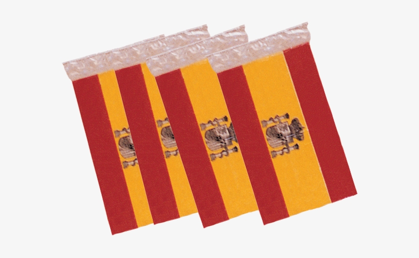 Banderas De España Para Adornar Calles Y Plazas - Banderines De España, transparent png download