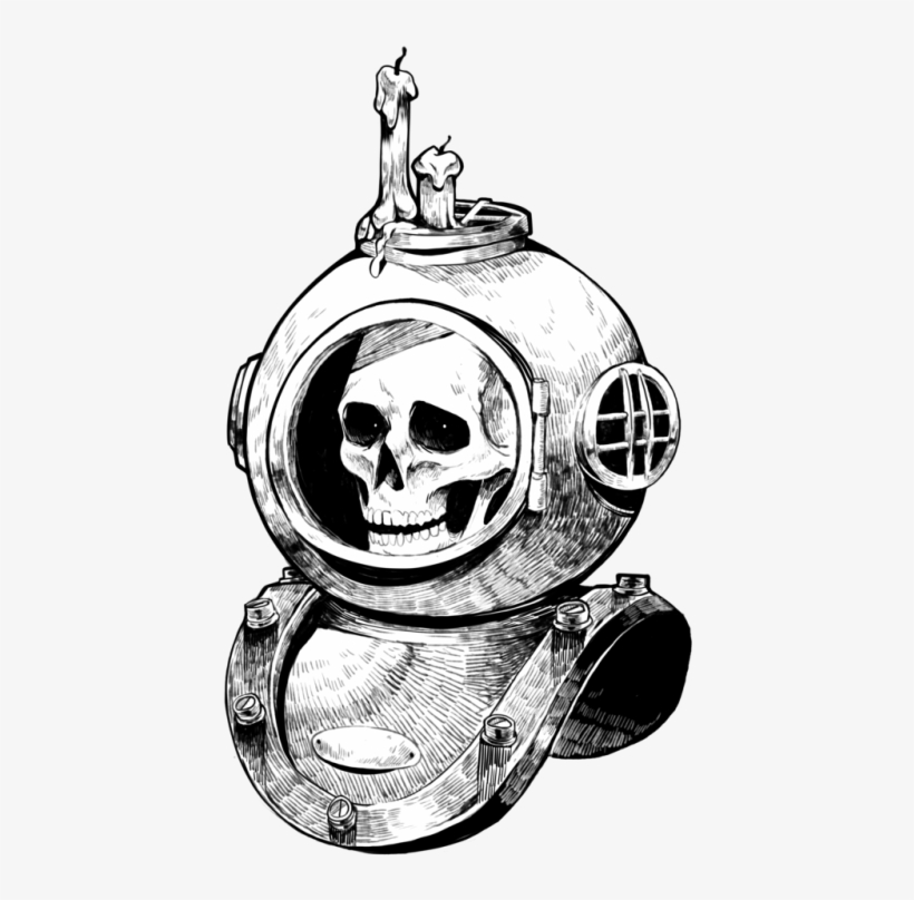 Nautical Rope Cliparts - Deep Sea Diver Shirt, transparent png download