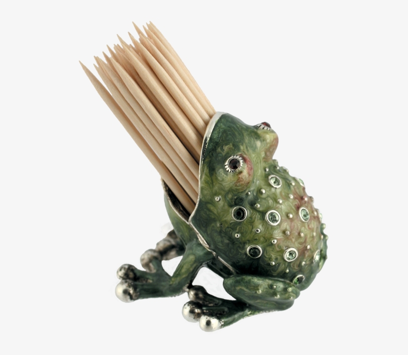 Quest Collection Green Pewter Frog Toothpick Holder, transparent png download