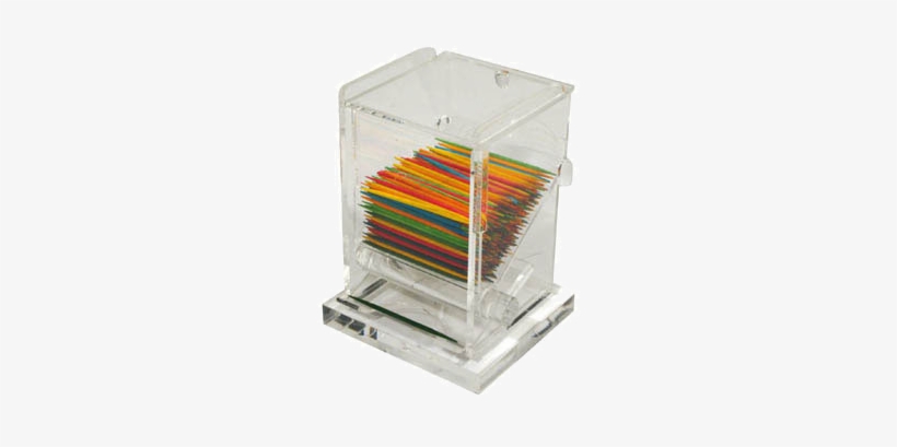 Winco Actd-3 Toothpick Holder / Dispenser - Winco Actd-3 Acrylic Toothpick Dispenser, transparent png download