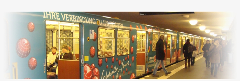 Tuerkisch Airlines - Ganzgestaltung U Bahn Berlin, transparent png download