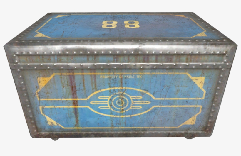 Vault 88 Steamer Trunk Dirty - Vault 88 Steamer Trunk, transparent png download