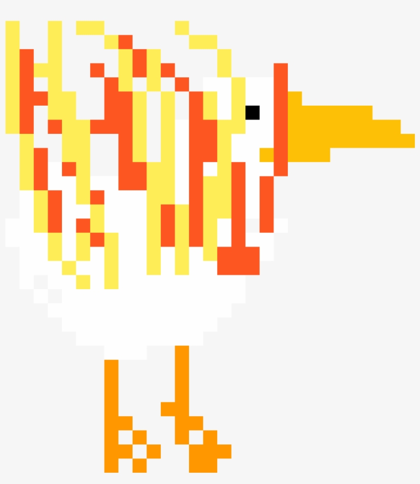 Pato Pegando Fogo - Illustration, transparent png download