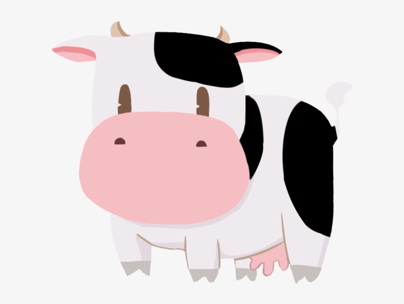 Harvest Moon Cow By Hyruleike On Deviantart Clip Art - Harvest Moon Magical Melody Animales, transparent png download