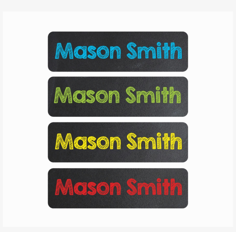 Waterproof Labels - Chalkboard - Mey Decals - Decal, transparent png download