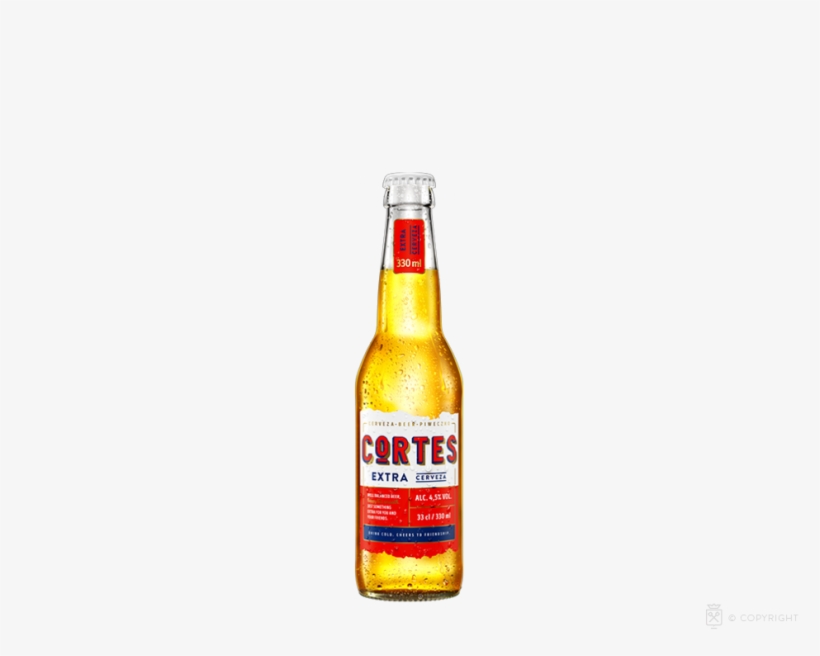 Cortes Extra - Beer Bottle, transparent png download