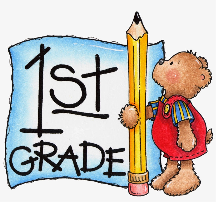 1st - First Grade Bear, transparent png download