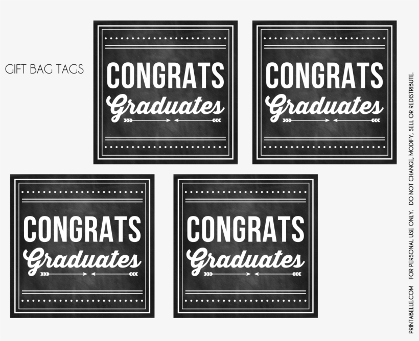 Free Graduation Chalkboard Party Printables From Printabelle - Birthday, transparent png download