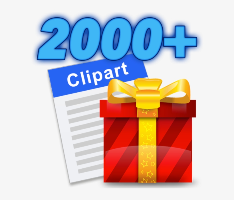 Clipart 2000 On The Mac App Store Png Download - Gift Icon, transparent png download