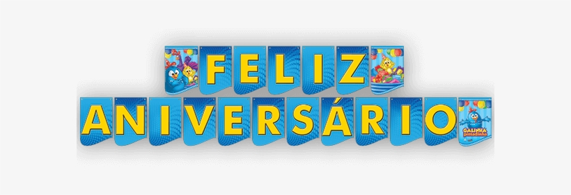 Faixa Feliz Anivers√°rio Png - Circo Patati Patata, transparent png download