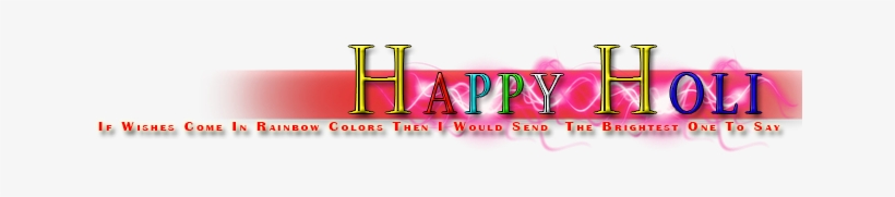 Happy Holi - Nik Creation - Happy Holi Png Text, transparent png download