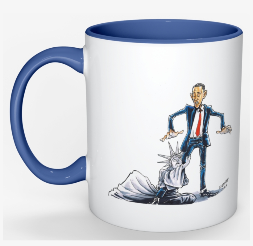 President Obama Please Don't Go - Aerial Silks Mug, transparent png download